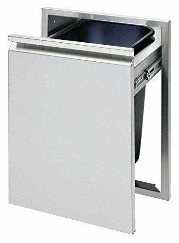 s Tall Trash Drawer (TETD18T-B), 18-Inch