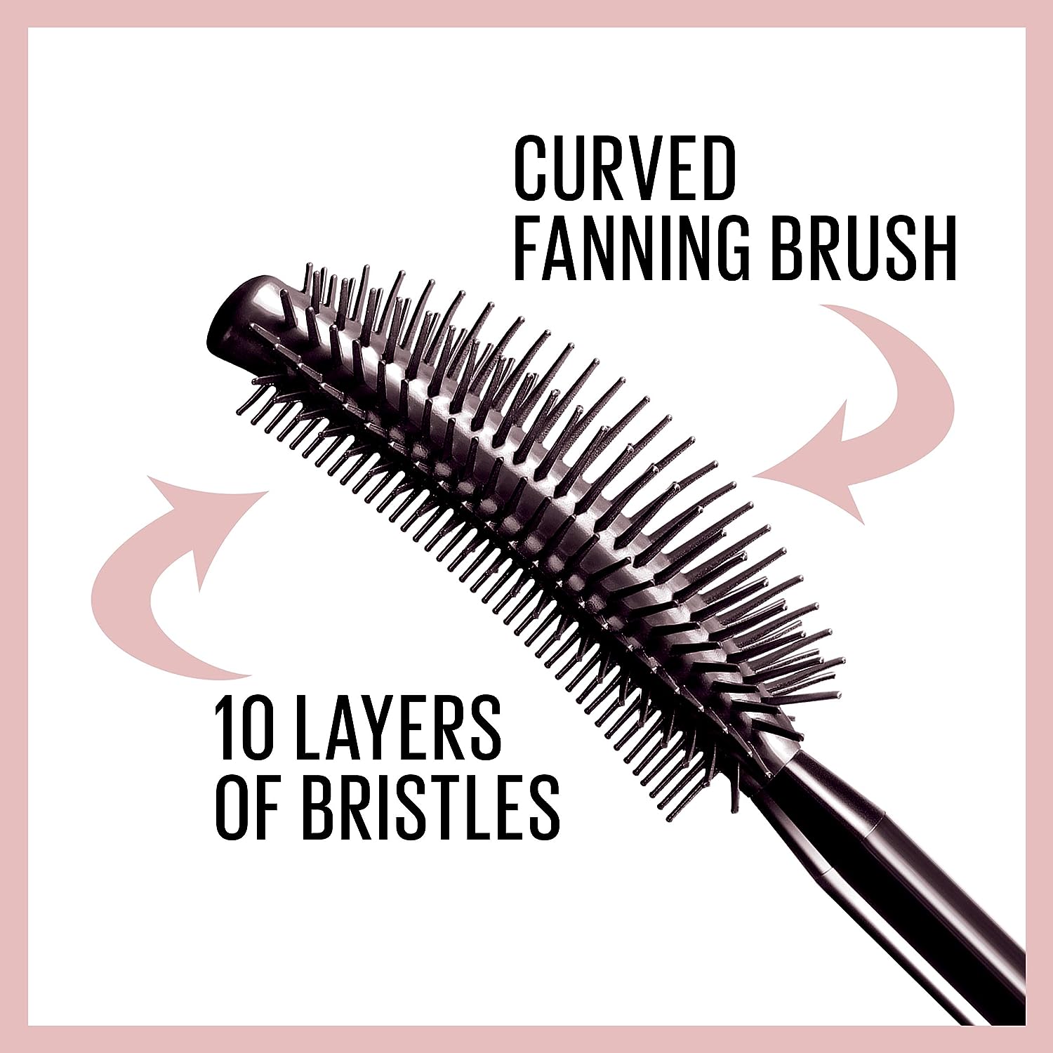 Maybelline New York Lash Sensational Waterproof Mascara, Lengthening and Volumizing for a Full Fan Effect, Brownish Black, 1 Count