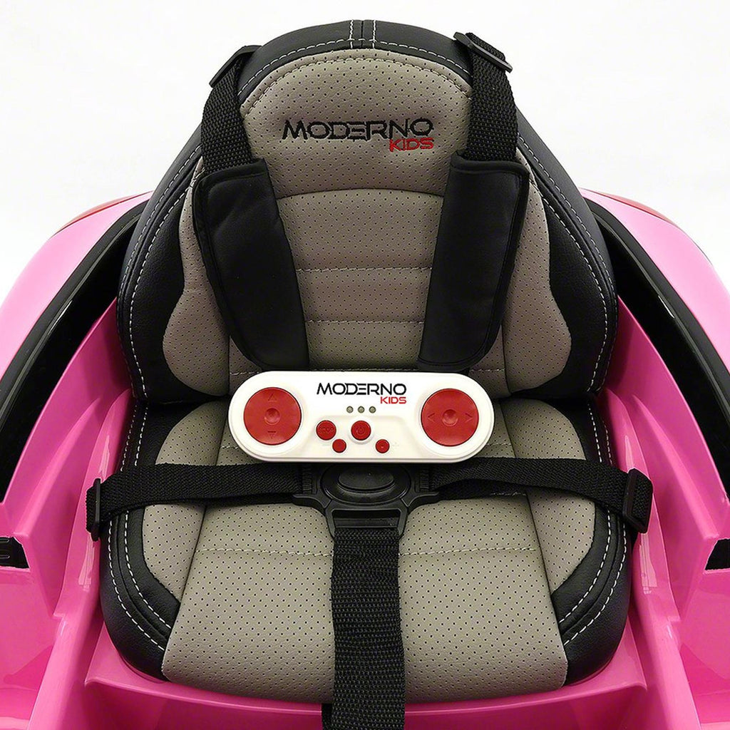 2023 Girl's Ride On Sports Kids Car 12V Battery Powered W/ Dining Table, Leather Seat, LED Lights