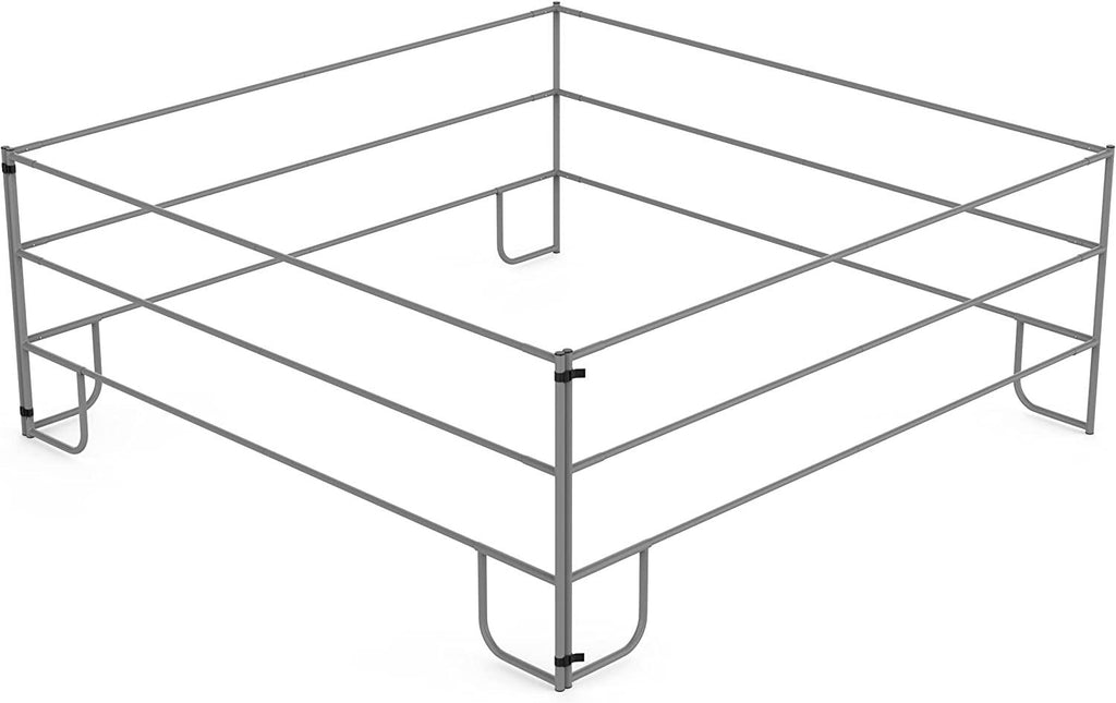 Horse Corral Travel Pen Corral 4 Panels 10 x 10 Portable Horse Pen Steel Metal Corral Panel Livestock