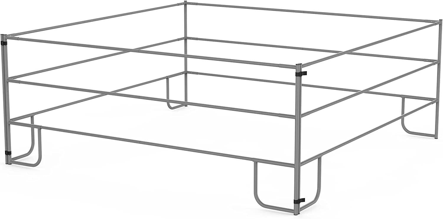 Horse Corral Travel Pen Corral 4 Panels 10 x 10 Portable Horse Pen Steel Metal Corral Panel Livestock
