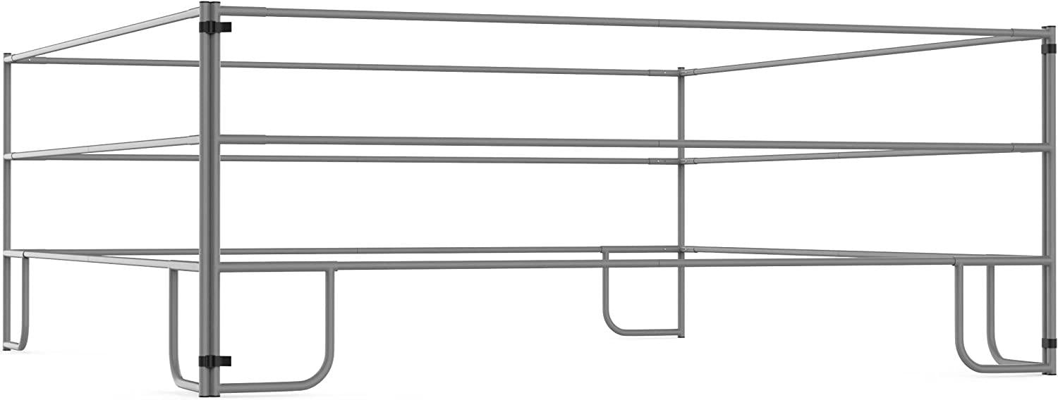 Horse Corral Travel Pen Corral 4 Panels 10 x 10 Portable Horse Pen Steel Metal Corral Panel Livestock