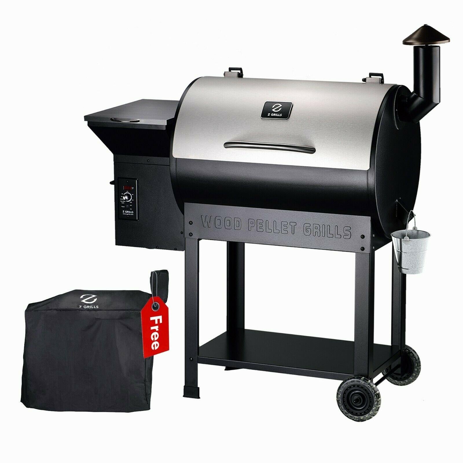 ZPG-7002E Pellet Grill BBQ Smoker Digital Control with Cover
