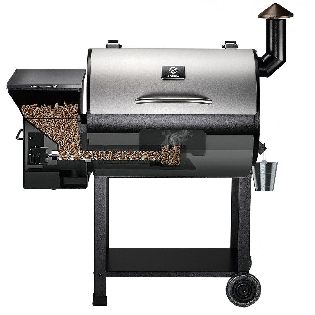 ZPG-7002E Pellet Grill BBQ Smoker Digital Control with Cover