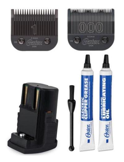 Oster Octane Heavy Duty Cordless Hair Clipper Powered by Lithium-Ion Battery with Detachable Blades