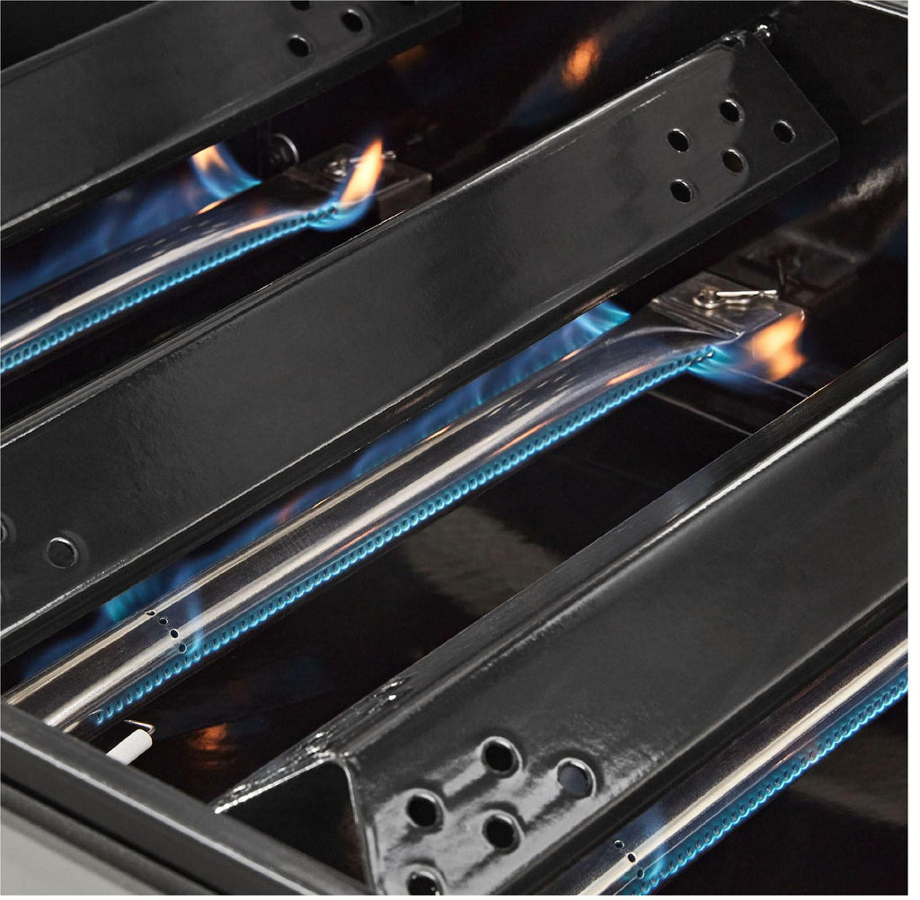 patio 4-Burner Gas Grill with Porcelain Enamel Lid