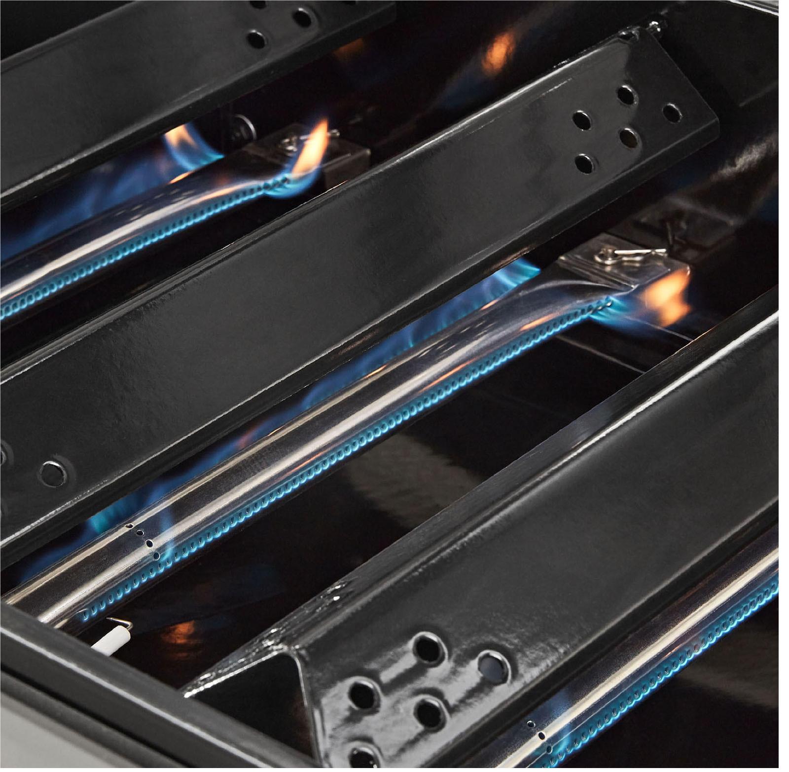 patio 4-Burner Gas Grill with Porcelain Enamel Lid
