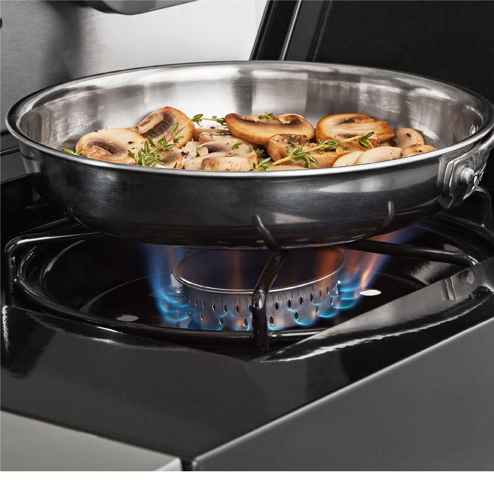 patio 4-Burner Gas Grill with Porcelain Enamel Lid