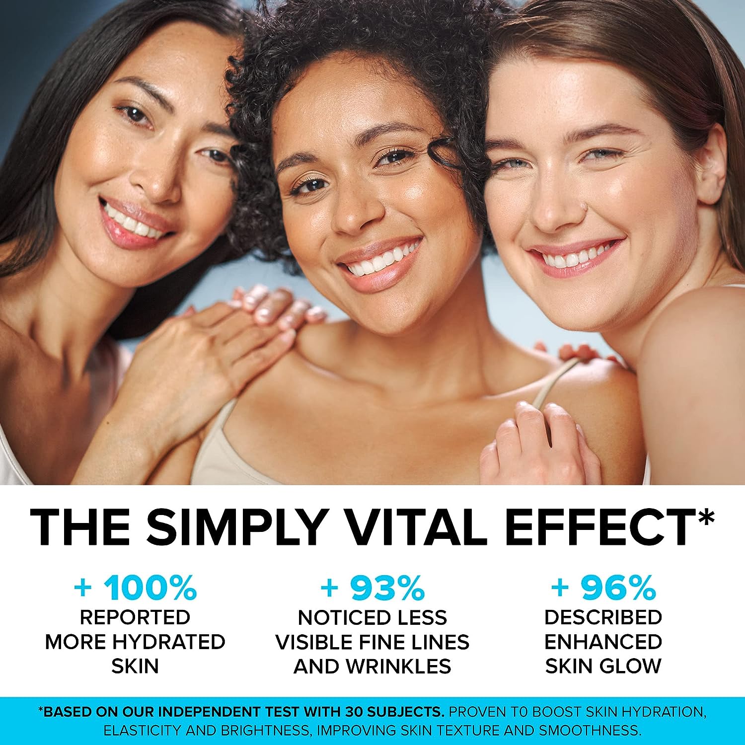 SimplyVital Face Moisturizer Collagen Cream - Anti Aging Neck and Décolleté - Made in USA Day &amp; Night Face Cream - Moisturizing, Lifting &amp; Recovery - 1.7oz