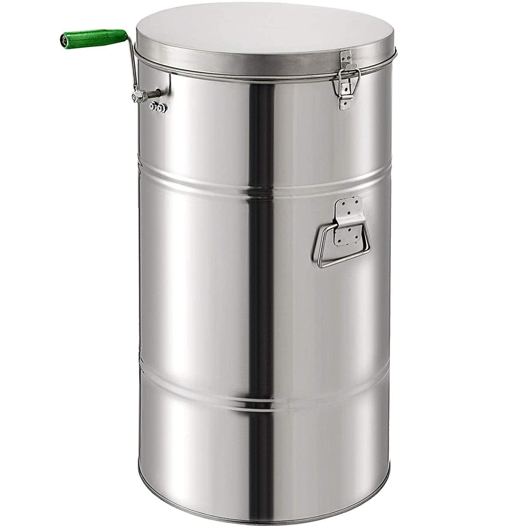 BestEquip Manual Honey Extractor 2 Frame Bee Extractor  Steel Honeycomb Spinner Crank Beekeeping Equipment