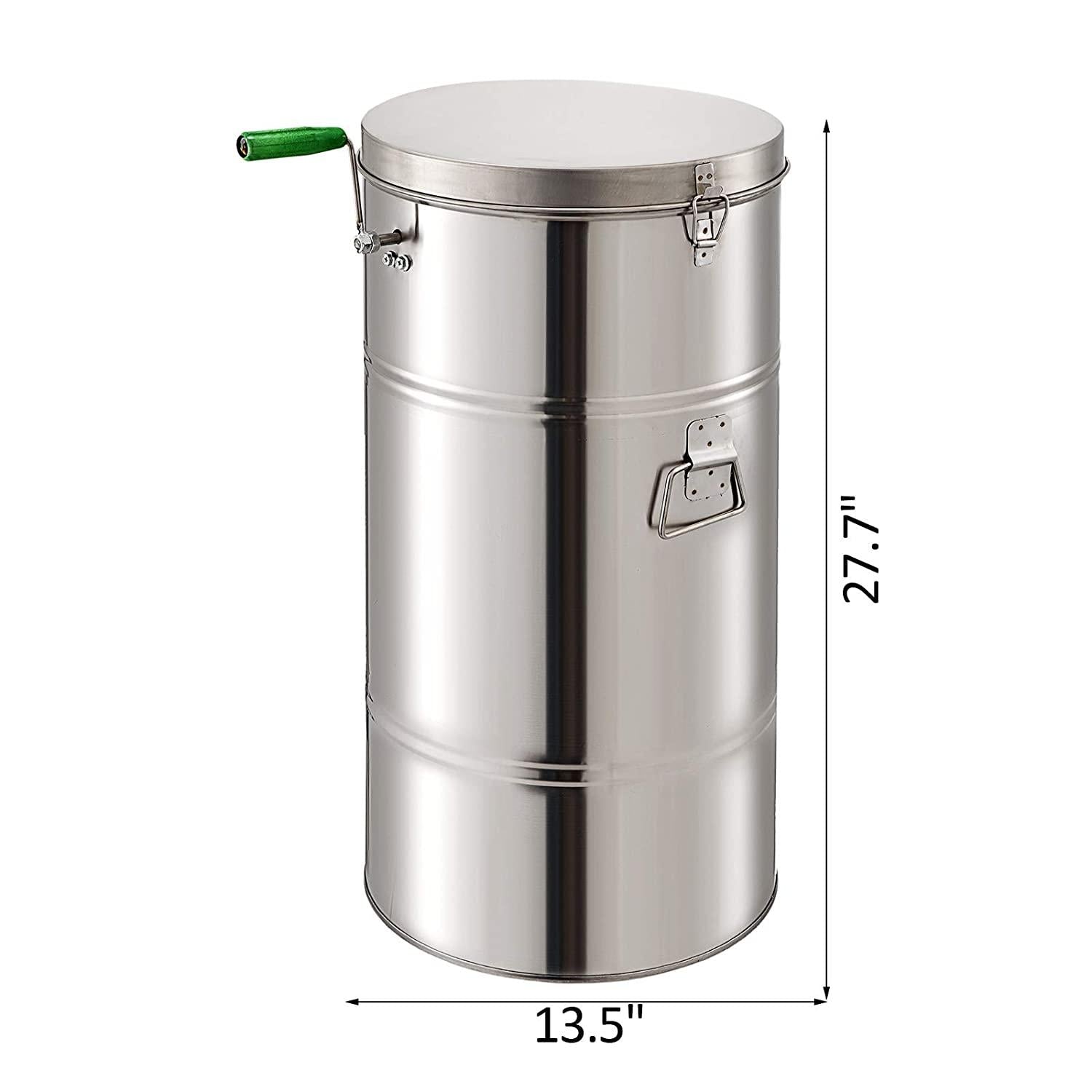 BestEquip Manual Honey Extractor 2 Frame Bee Extractor  Steel Honeycomb Spinner Crank Beekeeping Equipment