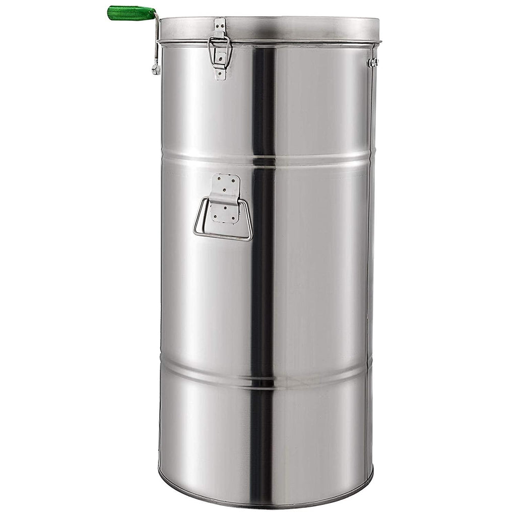 BestEquip Manual Honey Extractor 2 Frame Bee Extractor  Steel Honeycomb Spinner Crank Beekeeping Equipment