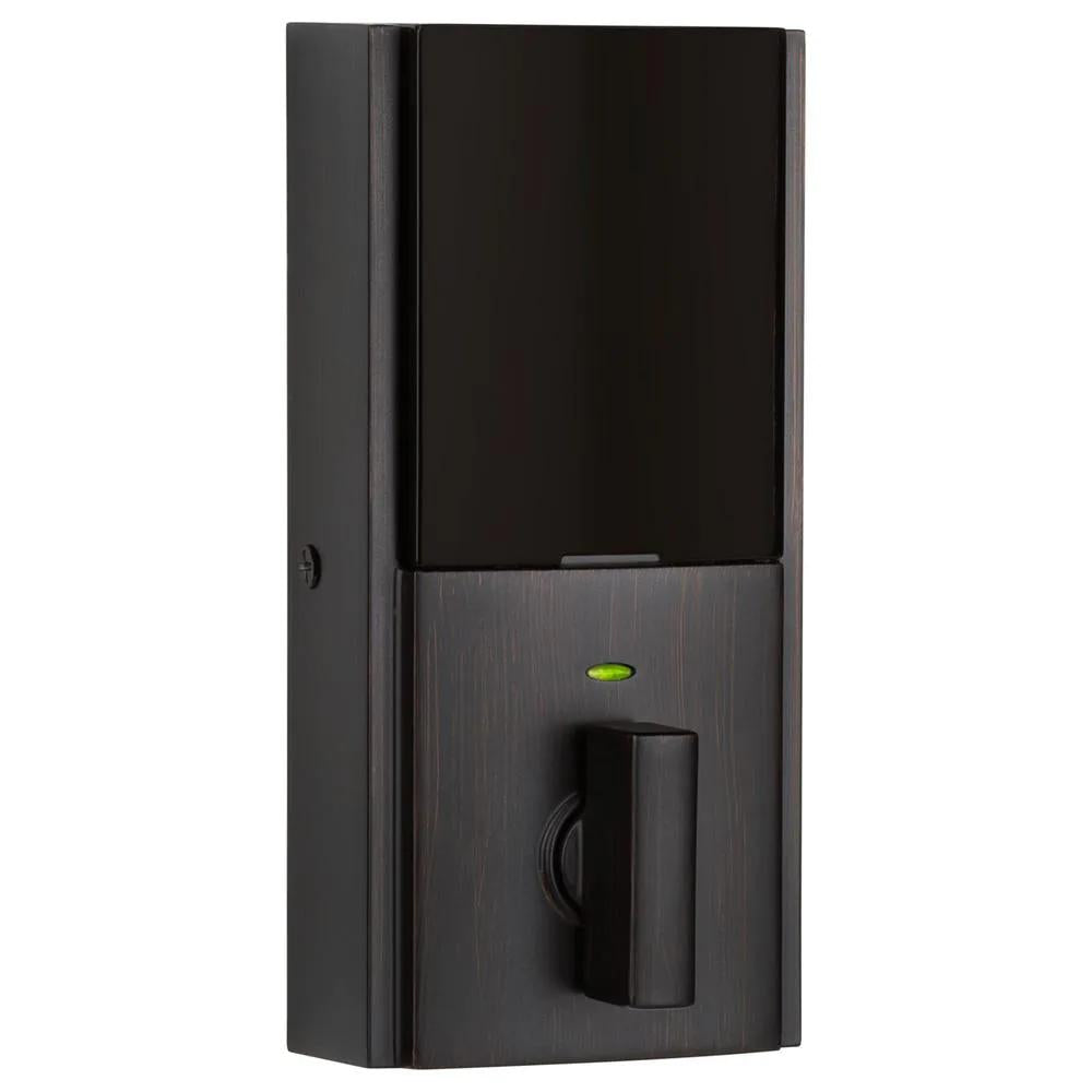 Z-Wave SmartCode 916 Touchscreen Contemporary Single Cylinder Venetian Bronze Electronic Deadbolt with SmartKey Security