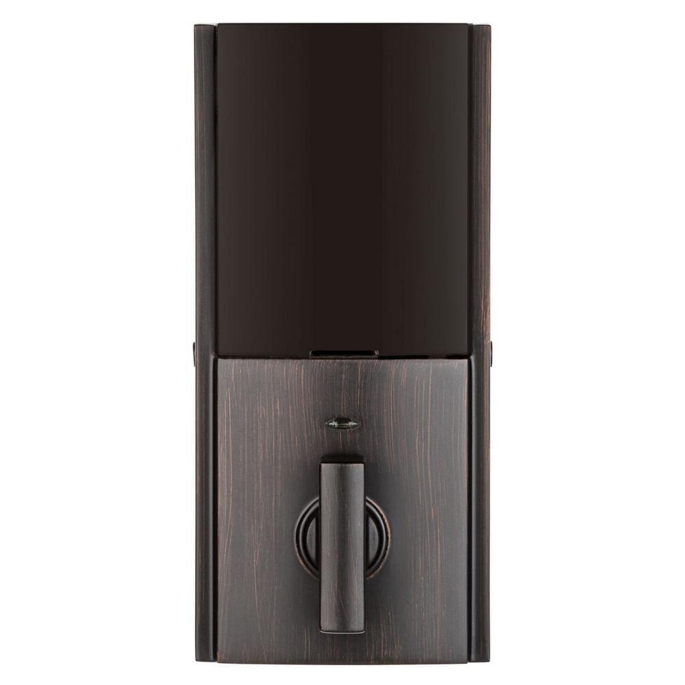 Z-Wave SmartCode 916 Touchscreen Contemporary Single Cylinder Venetian Bronze Electronic Deadbolt with SmartKey Security