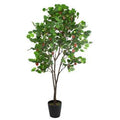 Northlight 6.5' Potted Two Tone Apple Artificial Christmas Tree - Unlit