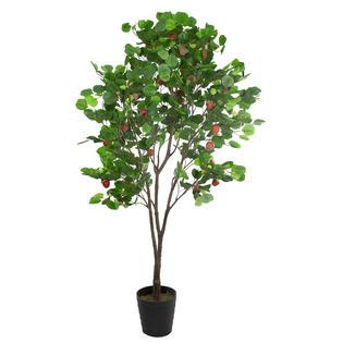 Northlight 6.5' Potted Two Tone Apple Artificial Christmas Tree - Unlit
