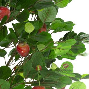 Northlight 6.5' Potted Two Tone Apple Artificial Christmas Tree - Unlit