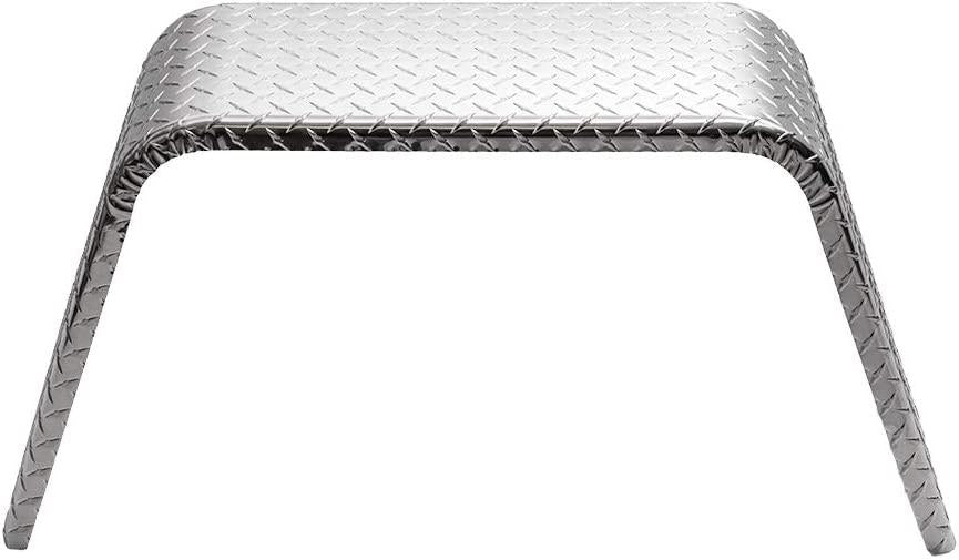 ToughGrade 2-Pack Aluminum Diamond Plate Trailer Fender | Flat Top Trailer Fender 10" X 36" X 18" | Car Hauler Trailers | Cargo Trailers | Landscape Trailers