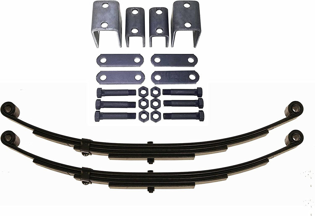 LIBRA 3500lb Single Trailer Axle Suspension Kit 1750lb Leaf Springs & Hanger Kit