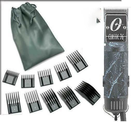 Oster Classic 76 White Marble Limited Edition Hair Clipper + 10 PC Combs