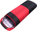 FSGHJJKN White Duck Down Sleeping Bags, 4 Season Warm & Cold Weather Envelope Compression Sack, Lightweight & Portable BackpacSleeping Bag for Outdoor Camping, Hiking, Traveling
