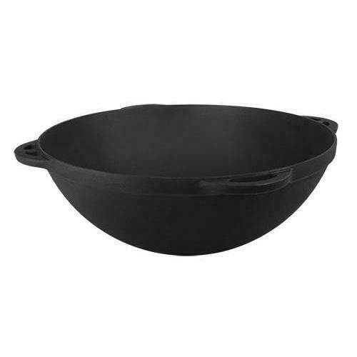 12 L Kazan Pot Uzbeki Tatar Dish Plov Cookware Cast Iron Pan Mangal Казан Oven