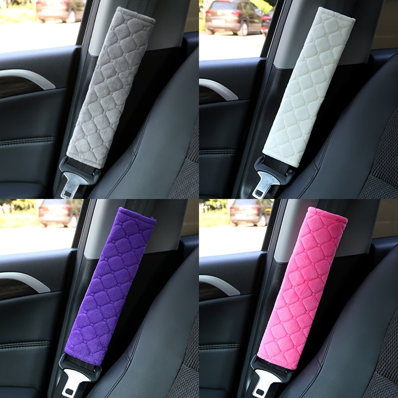 2Pcs Soft Car Seat Belt Covers, Car Seat Belt Shoulder Protector Pads, Comfortable Shoulder Shoulder Pads For Cars, Trucks, Adults, Teens