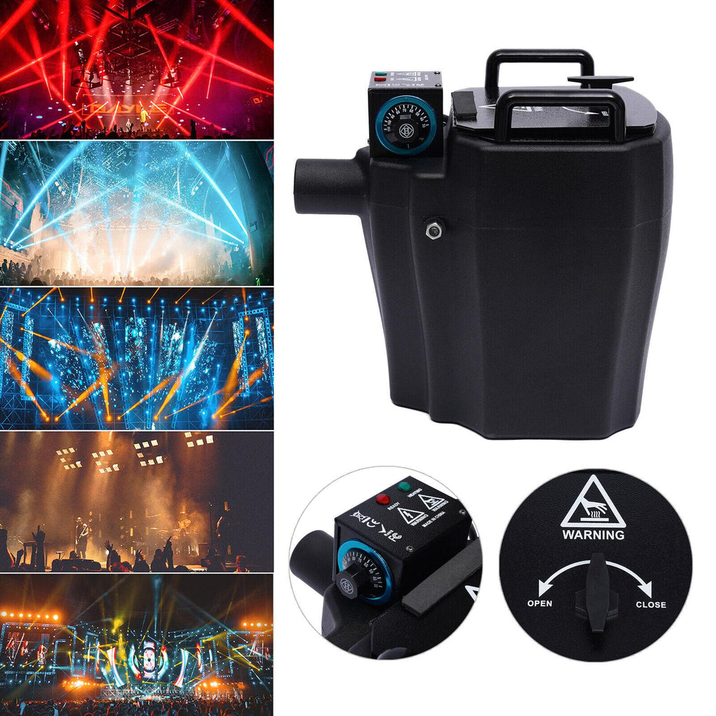 Aohuada 3500W Dry Ice Low Lying Fog Machine Effect with Tube for Indoor Outdoor StaWedding Party Club