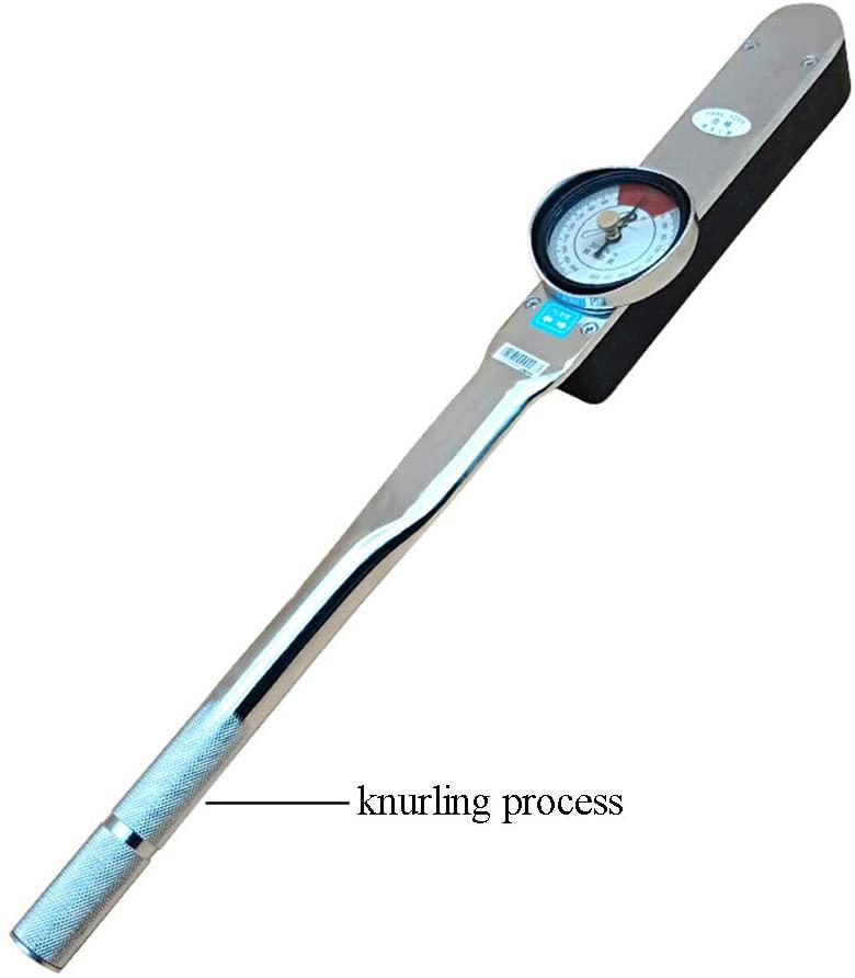MXBAOHENG 3/4" Drive Dial Torque Wrench Indicator Wrenches Torquemeter with High Precision 885-4425in.lbs /100-500Nm