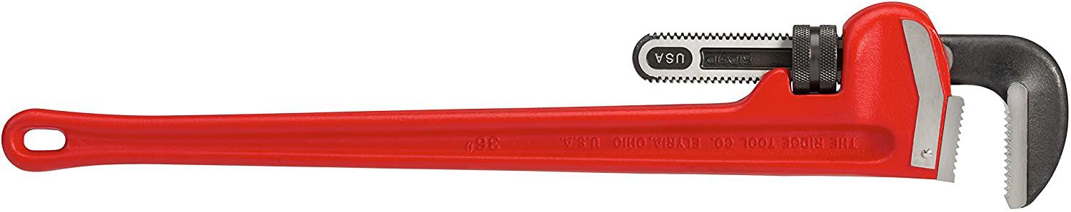 RIDGID 31035 Model 36 Heavy-Duty Straight Pipe Wrench, 36-inch Plumbing Wrench