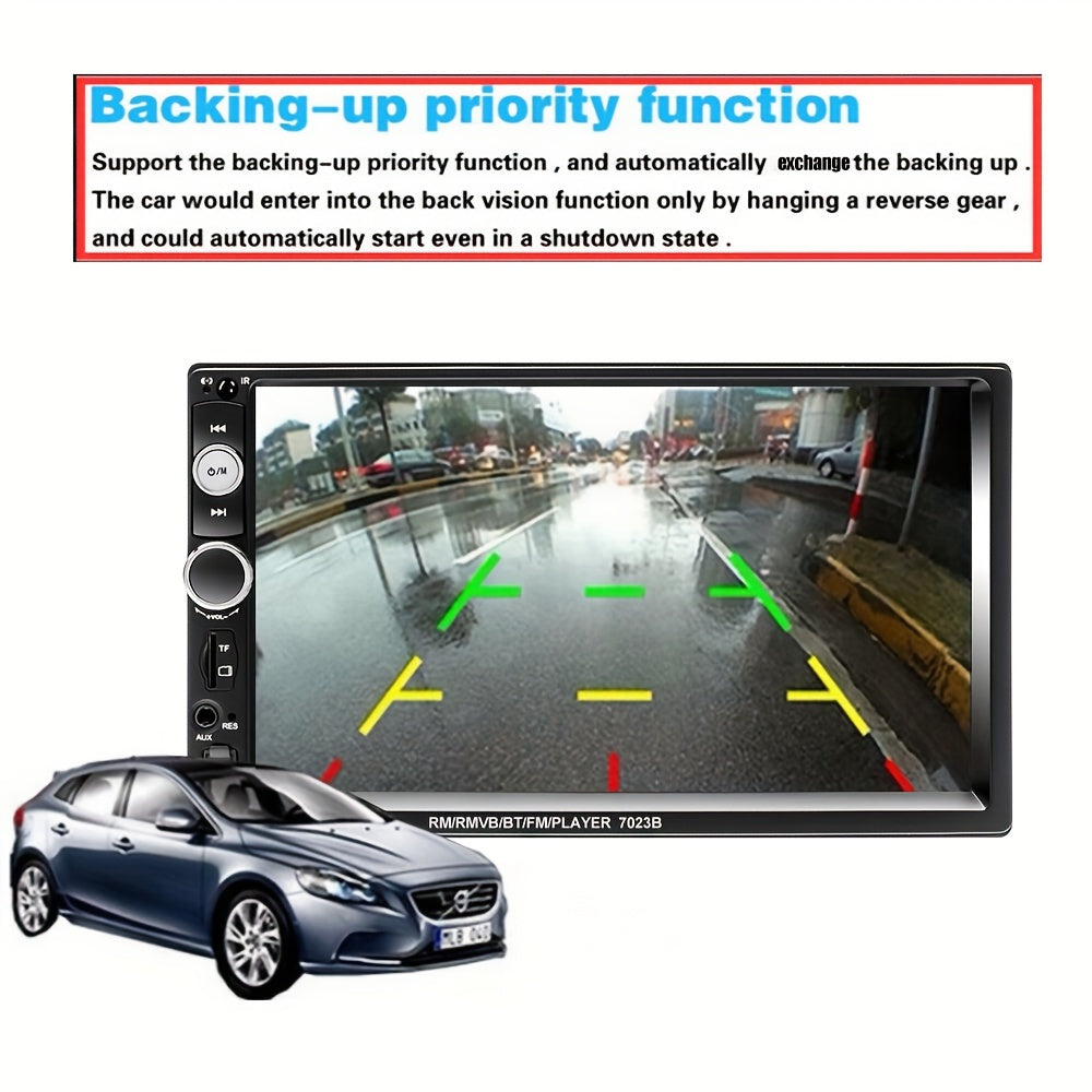 Car Multimedia Player 1080P High Resolution FM Audio Support Mirror Link Backup Camera Support Remote Control AUX Audio For IOS/Android