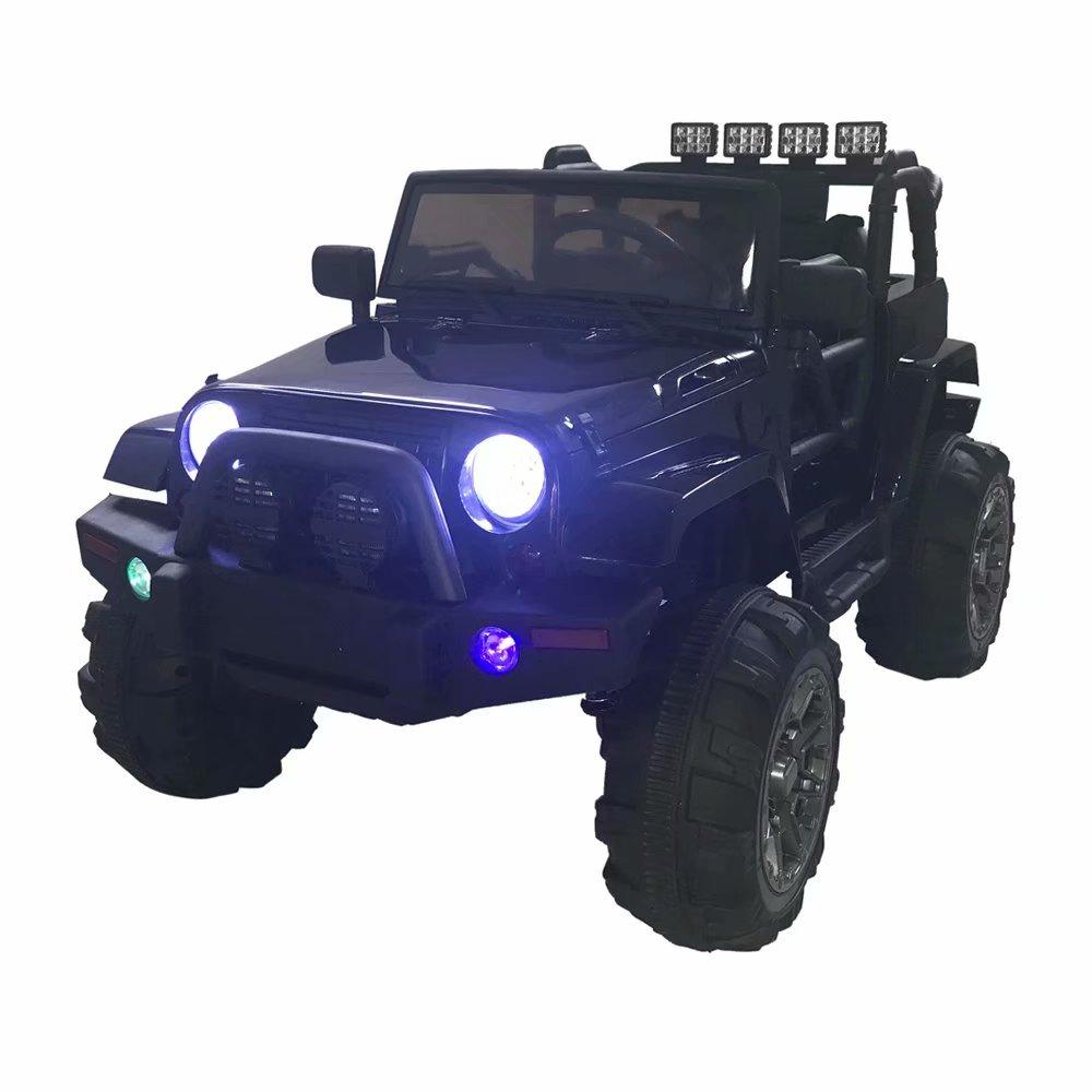 12V Kids RC Car ToysMP3 Player, 3 Speeds Battery Powered Kids Ride On Car with LED Light Remote Control for 3-5 Years old