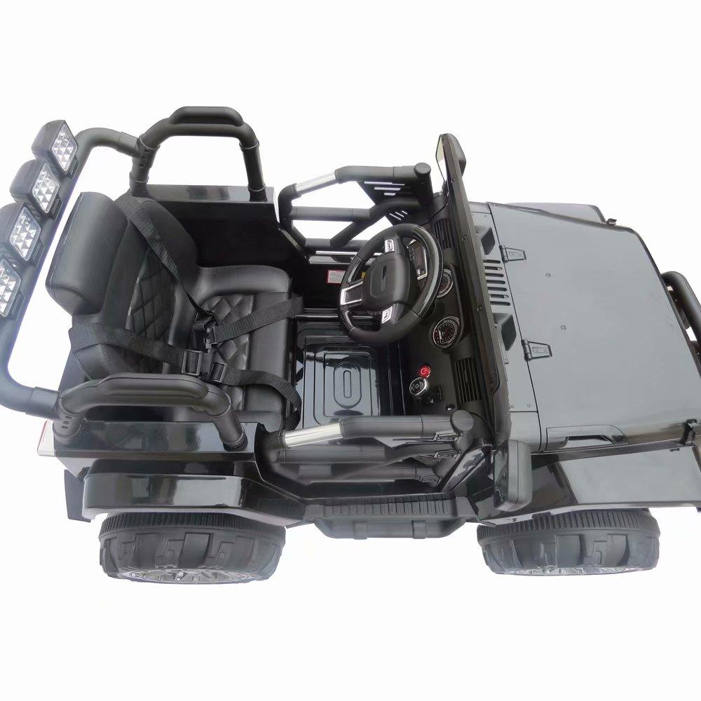 12V Kids RC Car ToysMP3 Player, 3 Speeds Battery Powered Kids Ride On Car with LED Light Remote Control for 3-5 Years old