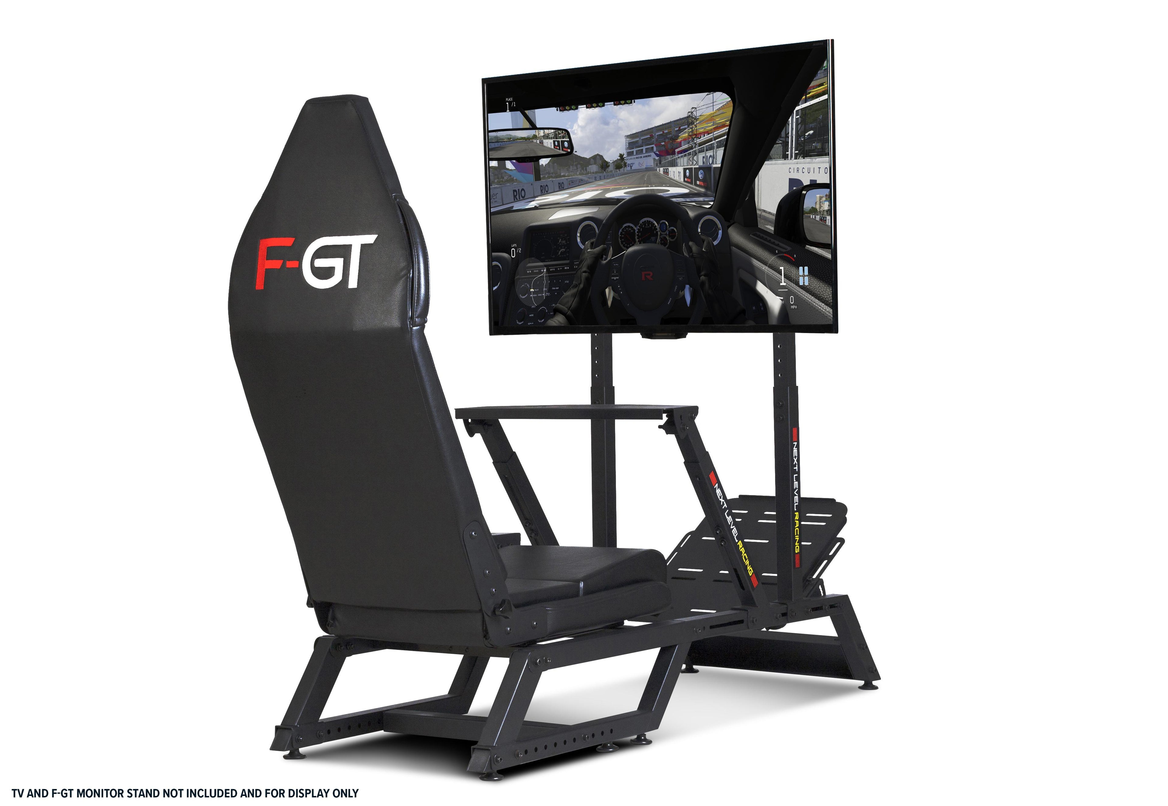 Next Level RacingF-GT Formula and GT Simulator Cockpit – Matte Black