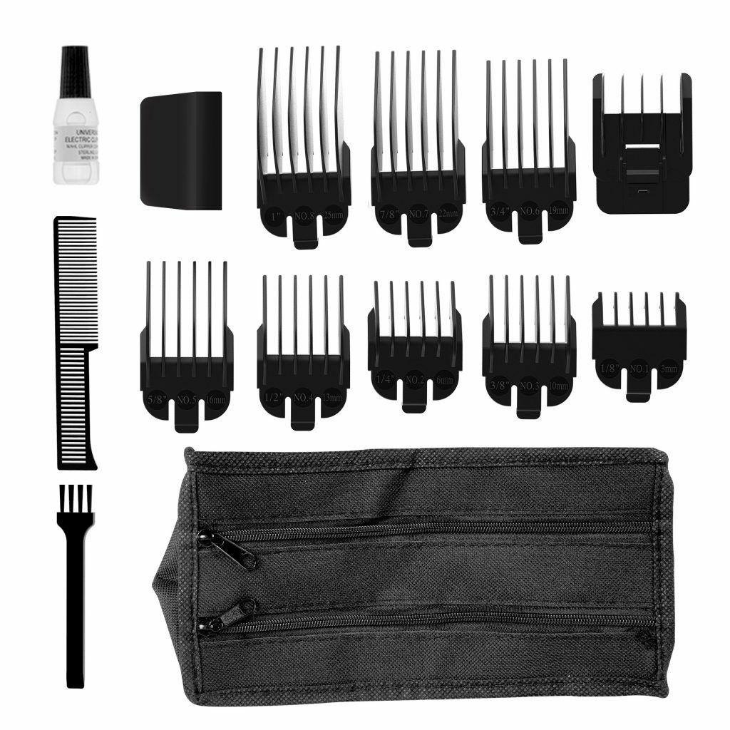 Wahl 9870-800 2 in 1 Vacuum Stubble & Beard Trimmer - Black