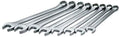 SK Professional Tools 86048 8-Piece 12-Point Fractional Long Combination Wrench Set - SuperKrome Finish, Set of 8 Chrome Wrenches Made in USA