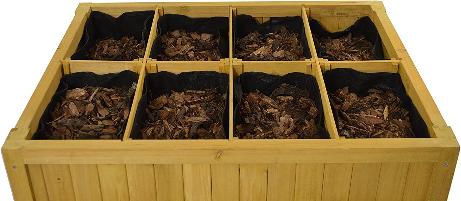 VegTrug 8 Pocket Herb Garden & Espoma AP8 8-Quart Organic Potting Mix