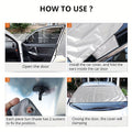 1pc Keep Your Car Protected From Snow And Sun With Our Foldable Windshield Cover!