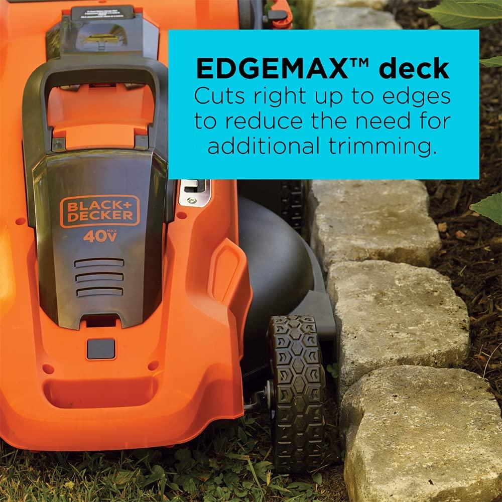 BLACK+DECKER 40V MAX Cordless Lawn Mower, 20-Inch (CM2043C)