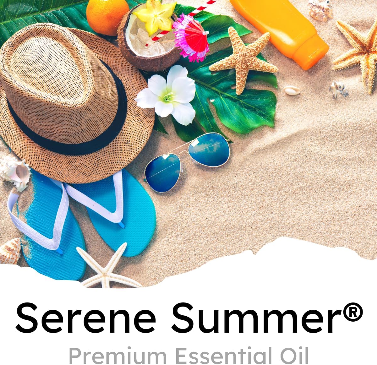 Air Jungles Serene Summer Scent Car Air Freshener Clip, 6 Car Freshener Vent Clips, 4ml Each, Long Lasting Air Freshener for Car, Up to 180 Days Car Refresher Odor Eliminator