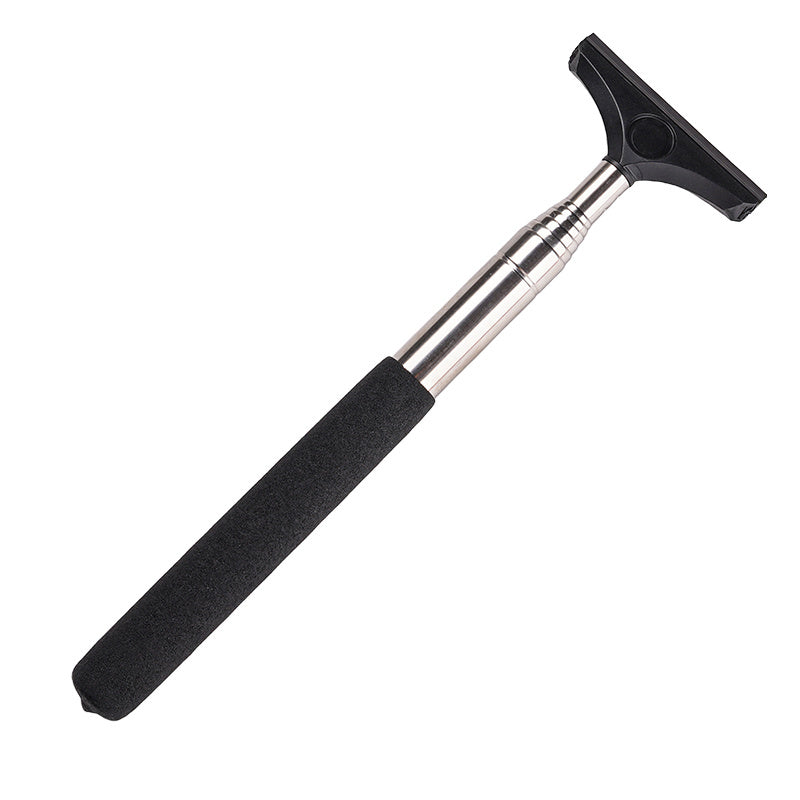 Portable Rearview Mirror Wiper Retractable Car Window Cleaning Brush With SponCleaner Remover