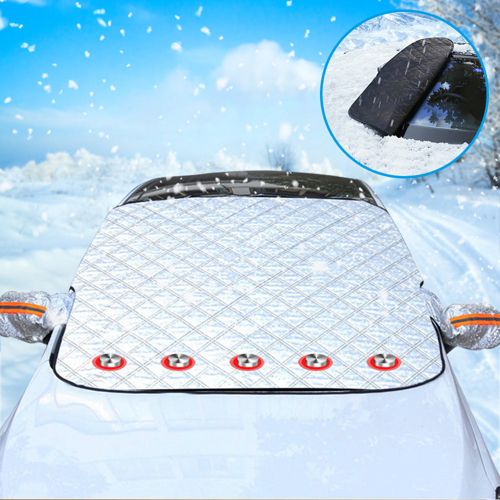 Protect Your Car from All Weather Conditions with this Waterproof, UV &amp; Snow Resistant Cover + -in Magnetic Suction!