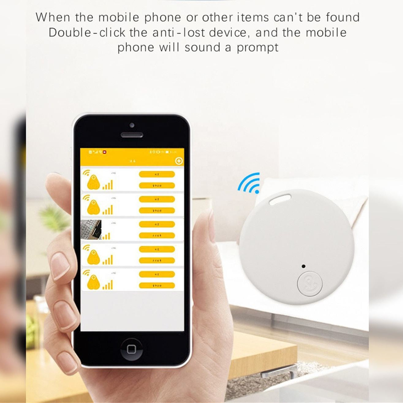 5pcs GPS Wireless Smart TracFinder, Anti-Loss Device With Keychain For Pet Cats Dogs Wallet Key