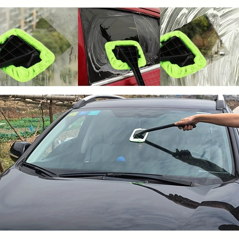 Effortlessly Clean Your Car Windows With This Windshield Cleaner Brush Kit!