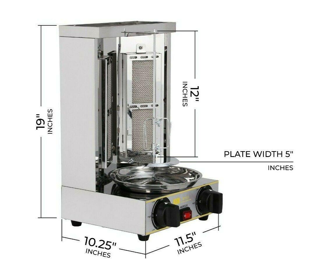 Royali Shawarma Tacos Al Pastor Doner Kebab Gyro Grill Machine
