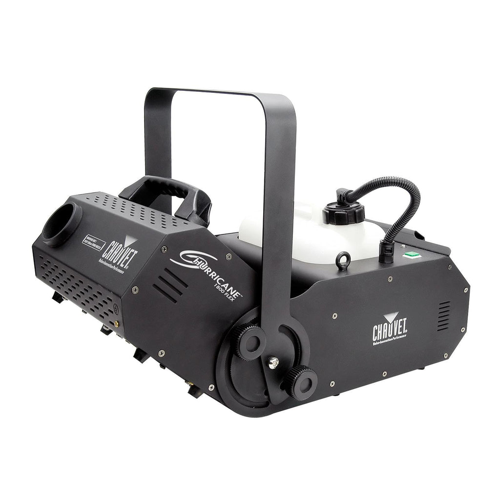 Chauvet DJ Hurricane 1800 Flex DMX Controllable Fog Machine with Medium Density Fog Fluid Package