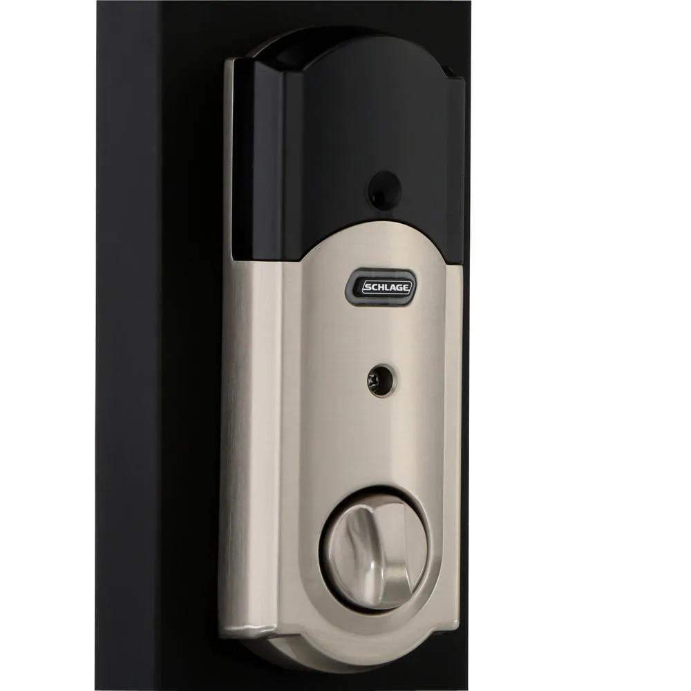 Camelot Satin Nickel Sense Smart Door Lock (2-Pack)