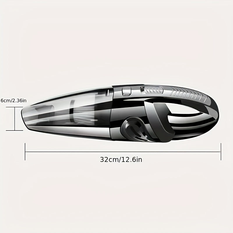 Handheld Vacuum Cleaner, Cordless Rechargeable Lightweight Portable Mini Hand Vac With Powerful Cyclonic Suction For Wet Dry Car Pet Hair Home Use