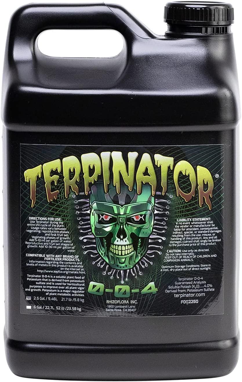Terpinator - Liquid Nutrients, For Use in Hydroponics and Soil, 2.5 gal.
