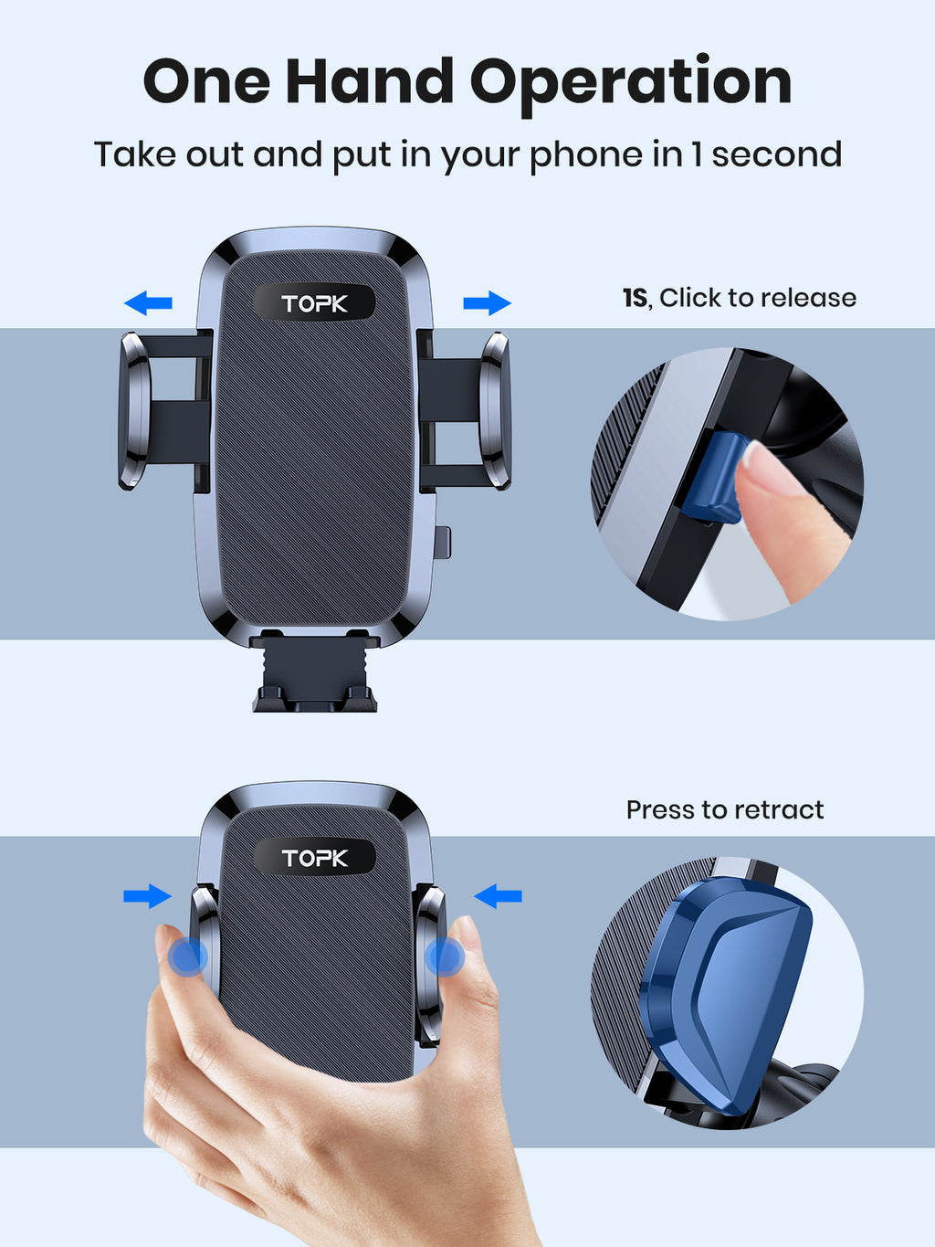 Big Phones &amp; Thick Cases? No Problem! Car Air Vent Phone Mount - The Ultimate Hands-Cell Phone Holder!